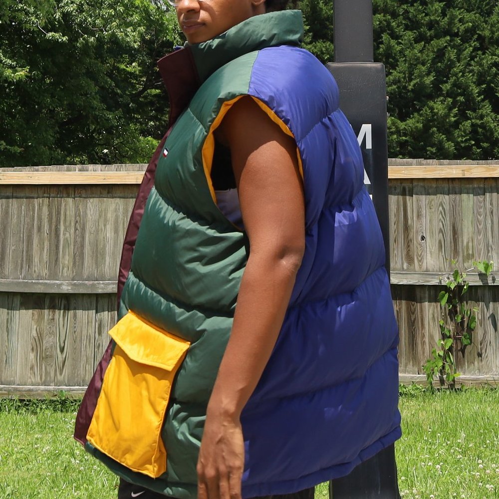 multicolor levi puffer vest - Picture 3 of 10